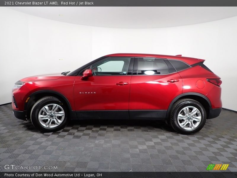 Red Hot / Jet Black 2021 Chevrolet Blazer LT AWD