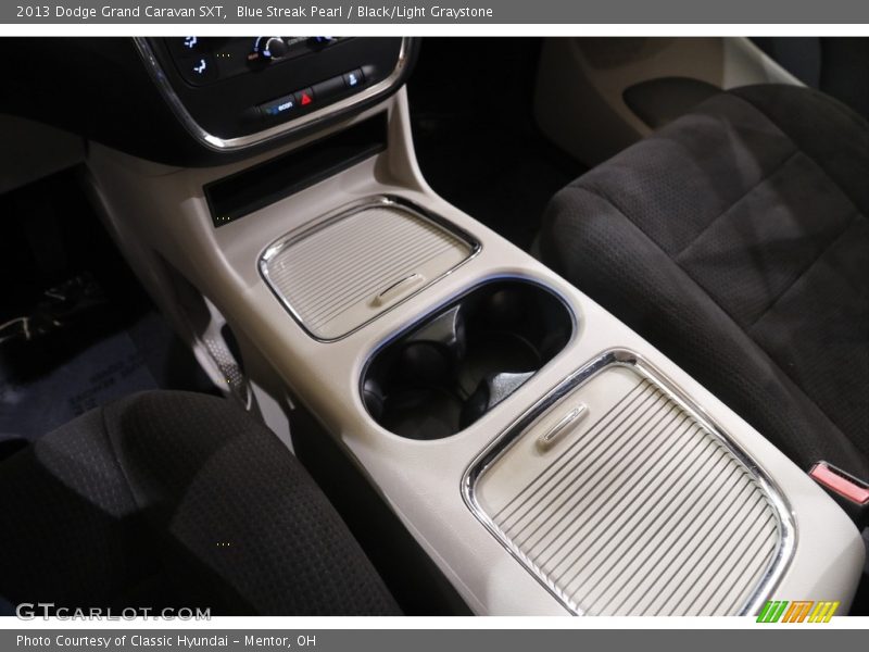 Blue Streak Pearl / Black/Light Graystone 2013 Dodge Grand Caravan SXT
