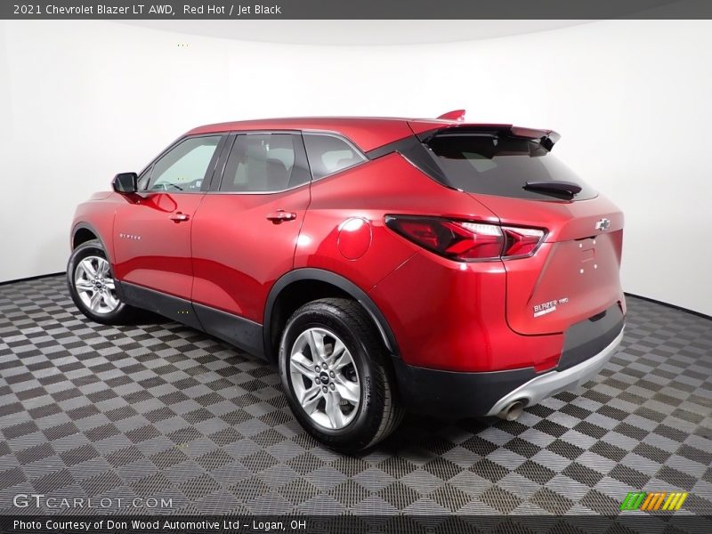 Red Hot / Jet Black 2021 Chevrolet Blazer LT AWD