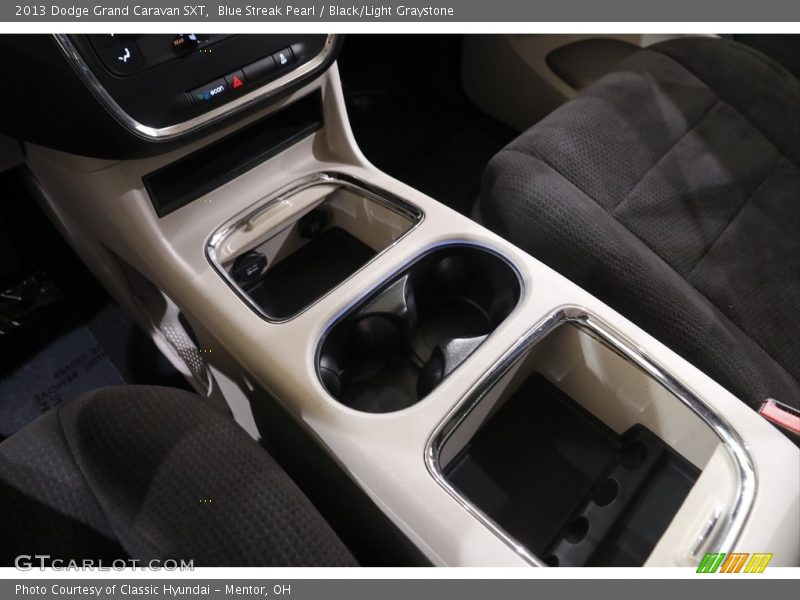 Blue Streak Pearl / Black/Light Graystone 2013 Dodge Grand Caravan SXT