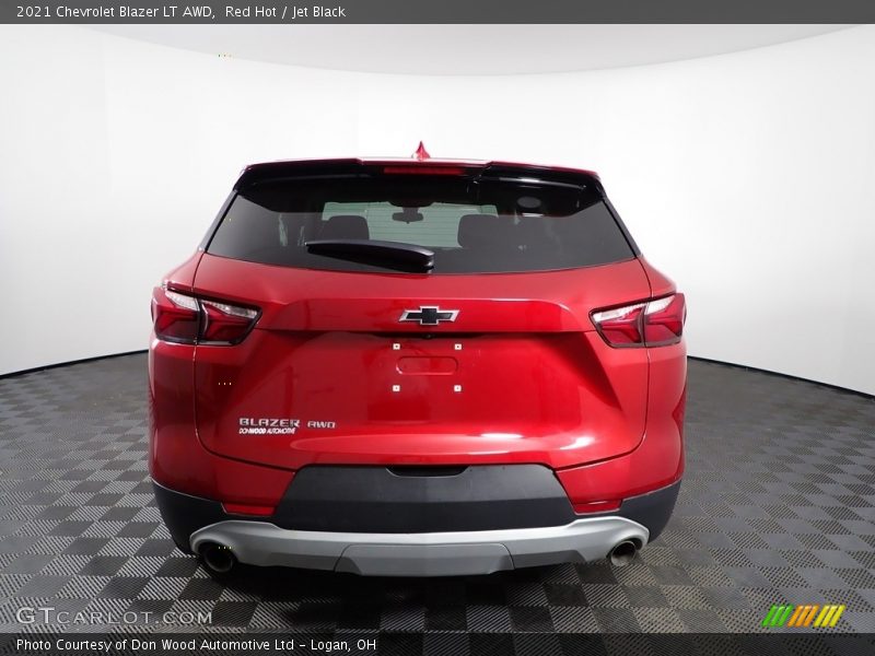 Red Hot / Jet Black 2021 Chevrolet Blazer LT AWD