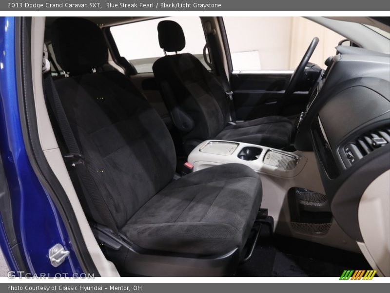 Blue Streak Pearl / Black/Light Graystone 2013 Dodge Grand Caravan SXT
