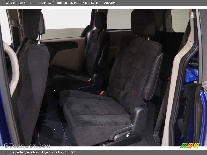 Blue Streak Pearl / Black/Light Graystone 2013 Dodge Grand Caravan SXT