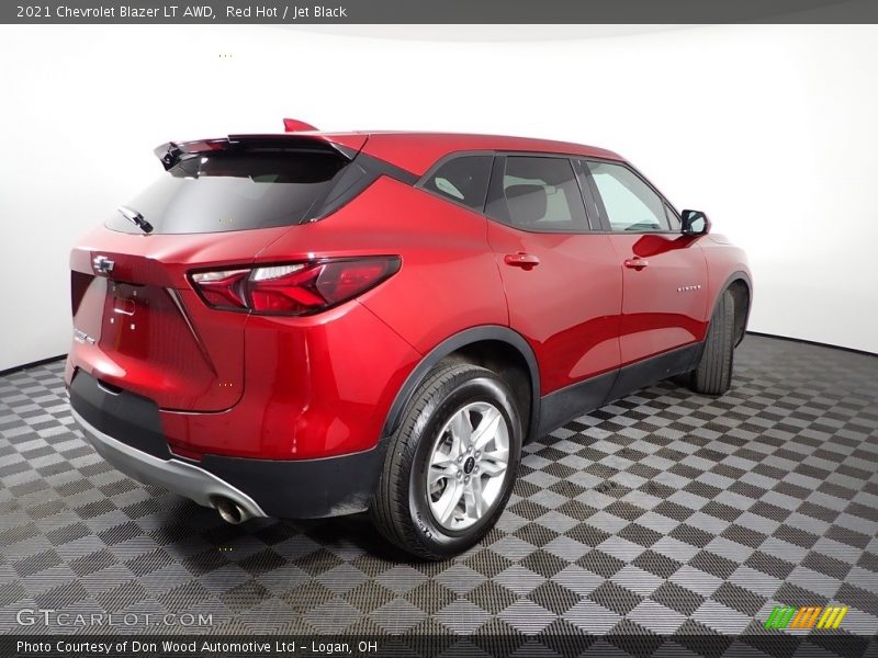 Red Hot / Jet Black 2021 Chevrolet Blazer LT AWD