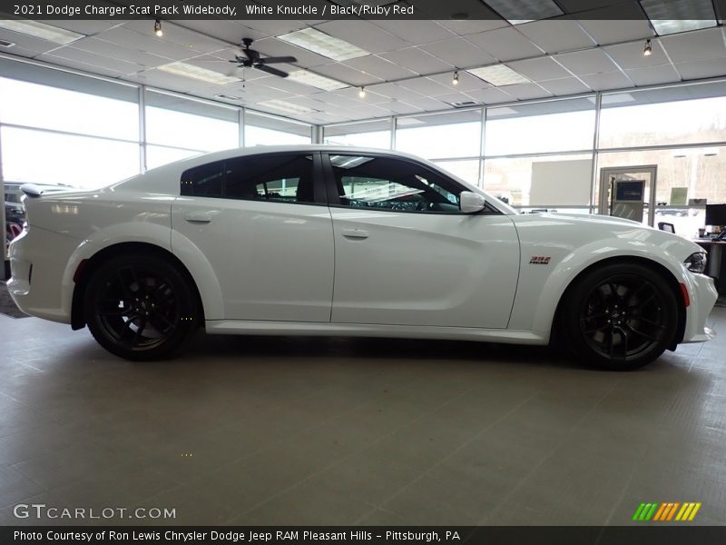 White Knuckle / Black/Ruby Red 2021 Dodge Charger Scat Pack Widebody