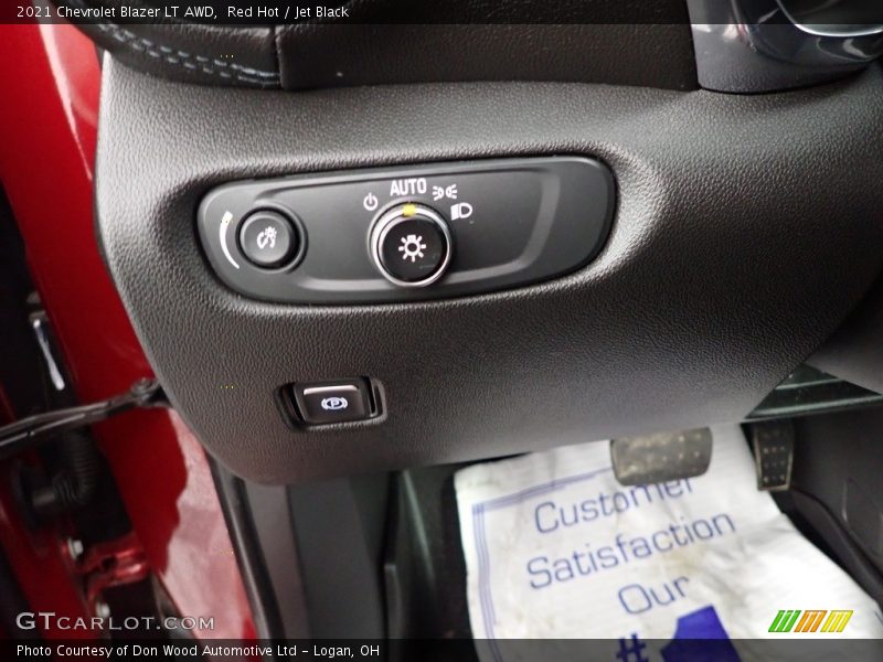 Red Hot / Jet Black 2021 Chevrolet Blazer LT AWD
