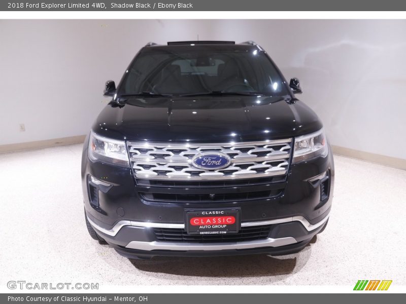 Shadow Black / Ebony Black 2018 Ford Explorer Limited 4WD