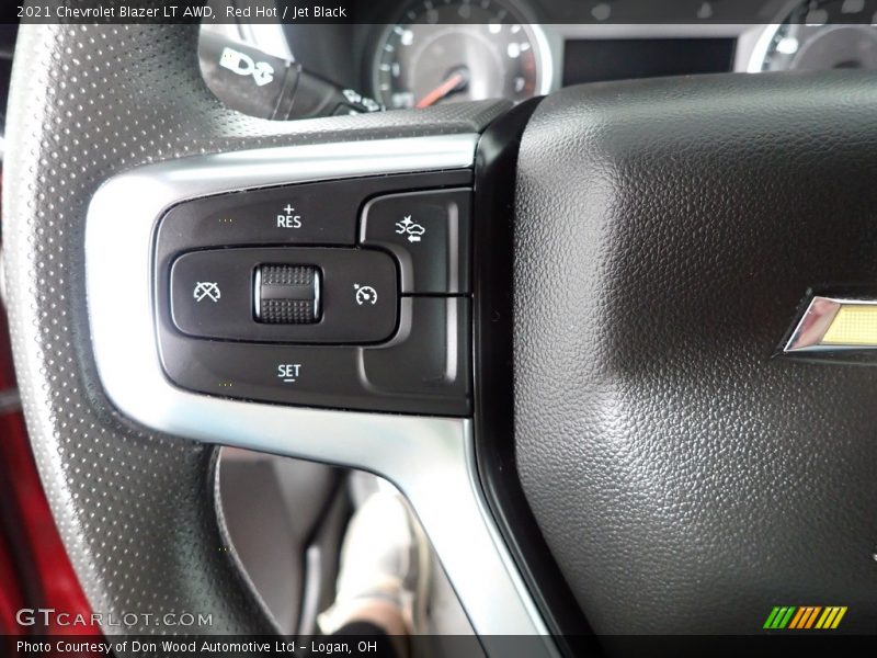 Red Hot / Jet Black 2021 Chevrolet Blazer LT AWD