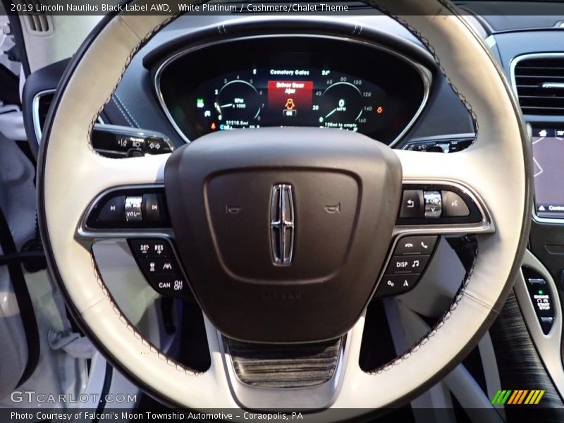  2019 Nautilus Black Label AWD Steering Wheel