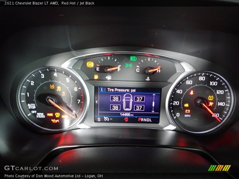 Red Hot / Jet Black 2021 Chevrolet Blazer LT AWD