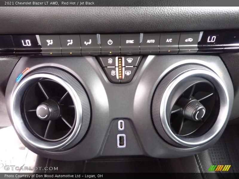 Red Hot / Jet Black 2021 Chevrolet Blazer LT AWD