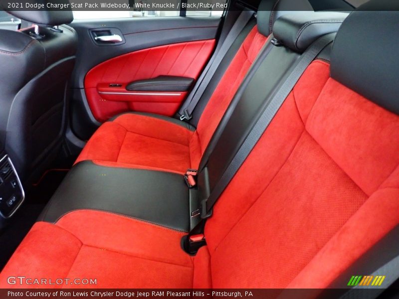 Rear Seat of 2021 Charger Scat Pack Widebody