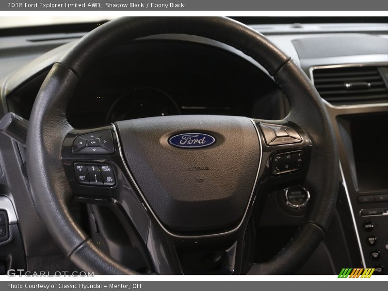 Shadow Black / Ebony Black 2018 Ford Explorer Limited 4WD