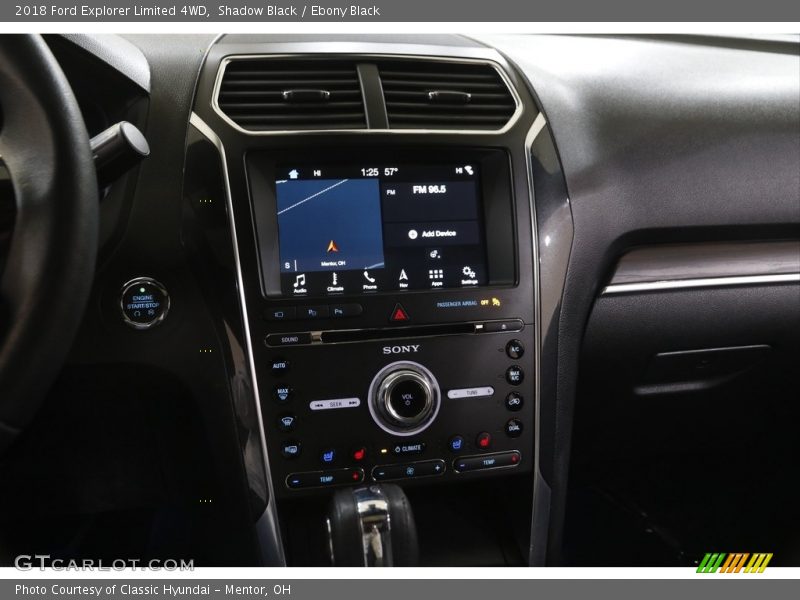 Shadow Black / Ebony Black 2018 Ford Explorer Limited 4WD