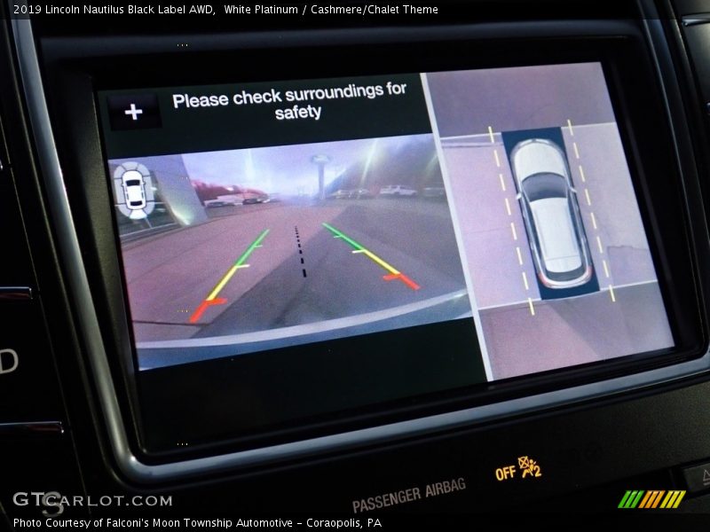 White Platinum / Cashmere/Chalet Theme 2019 Lincoln Nautilus Black Label AWD