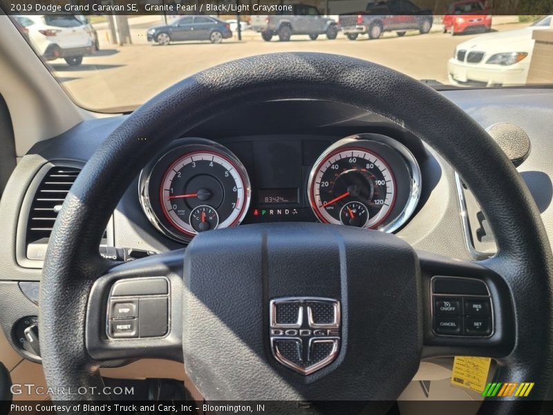 Granite Pearl / Black/Light Graystone 2019 Dodge Grand Caravan SE