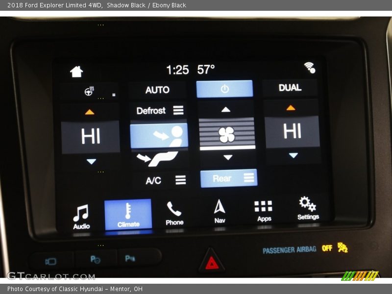 Shadow Black / Ebony Black 2018 Ford Explorer Limited 4WD