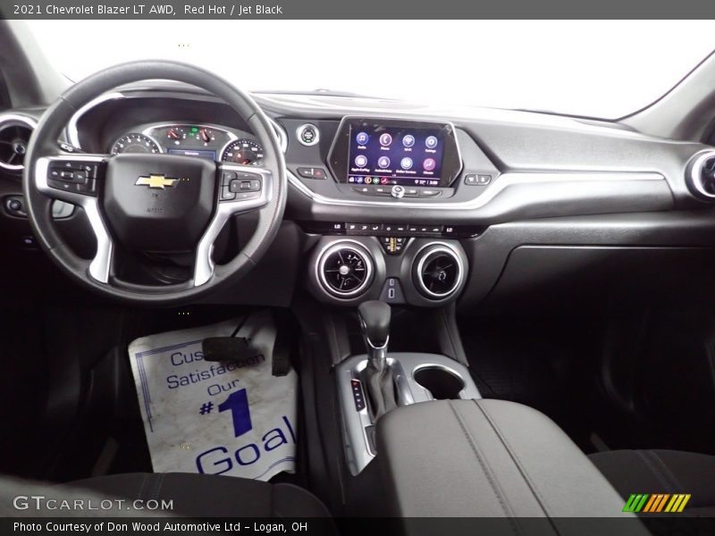 Red Hot / Jet Black 2021 Chevrolet Blazer LT AWD