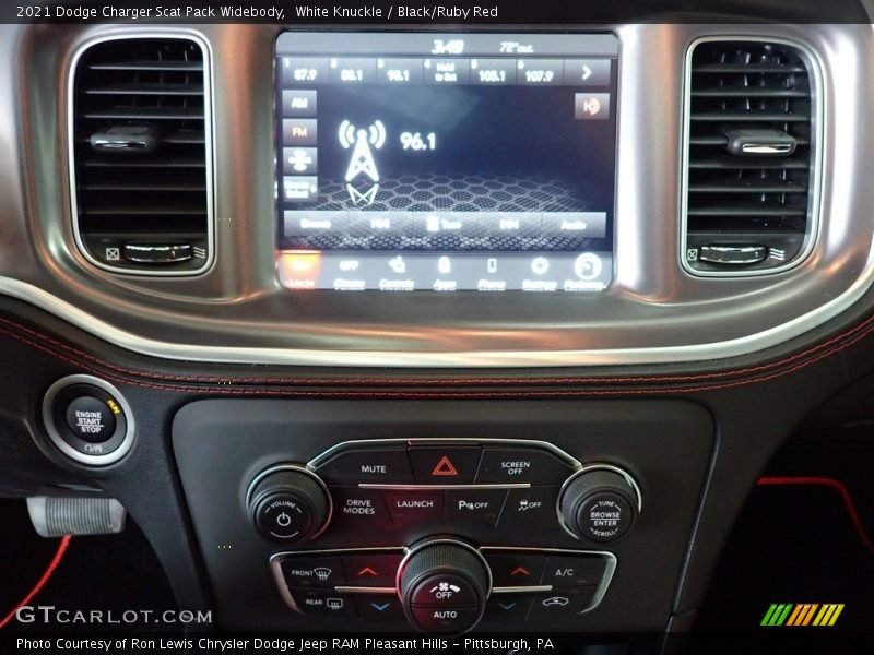 White Knuckle / Black/Ruby Red 2021 Dodge Charger Scat Pack Widebody