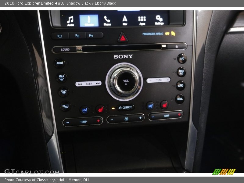Shadow Black / Ebony Black 2018 Ford Explorer Limited 4WD