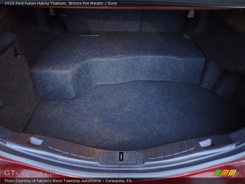 Bronze Fire Metallic / Dune 2016 Ford Fusion Hybrid Titanium