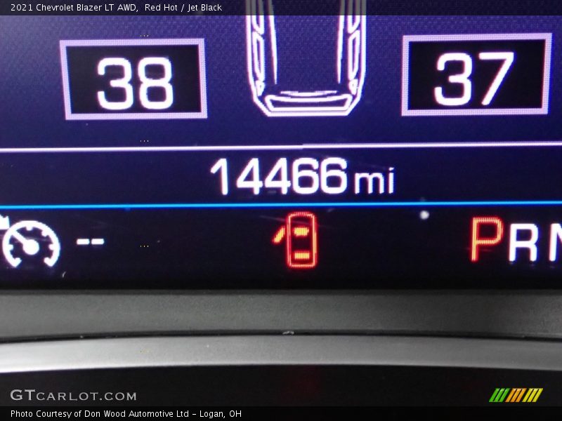Red Hot / Jet Black 2021 Chevrolet Blazer LT AWD