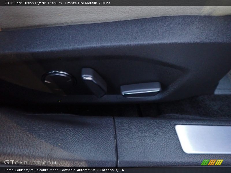 Bronze Fire Metallic / Dune 2016 Ford Fusion Hybrid Titanium