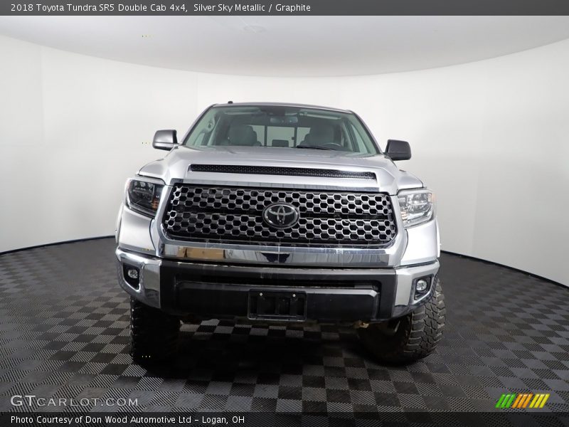 Silver Sky Metallic / Graphite 2018 Toyota Tundra SR5 Double Cab 4x4