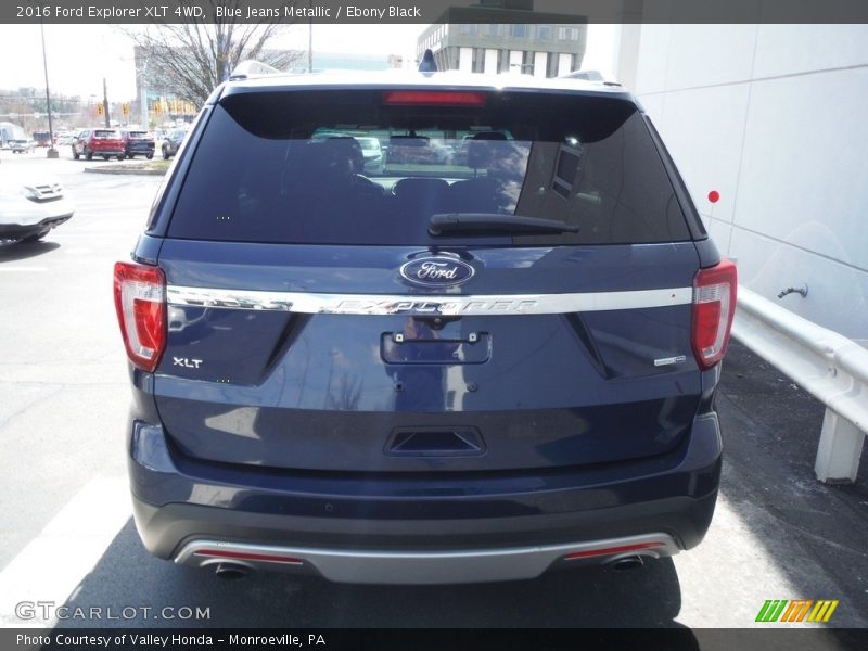 Blue Jeans Metallic / Ebony Black 2016 Ford Explorer XLT 4WD
