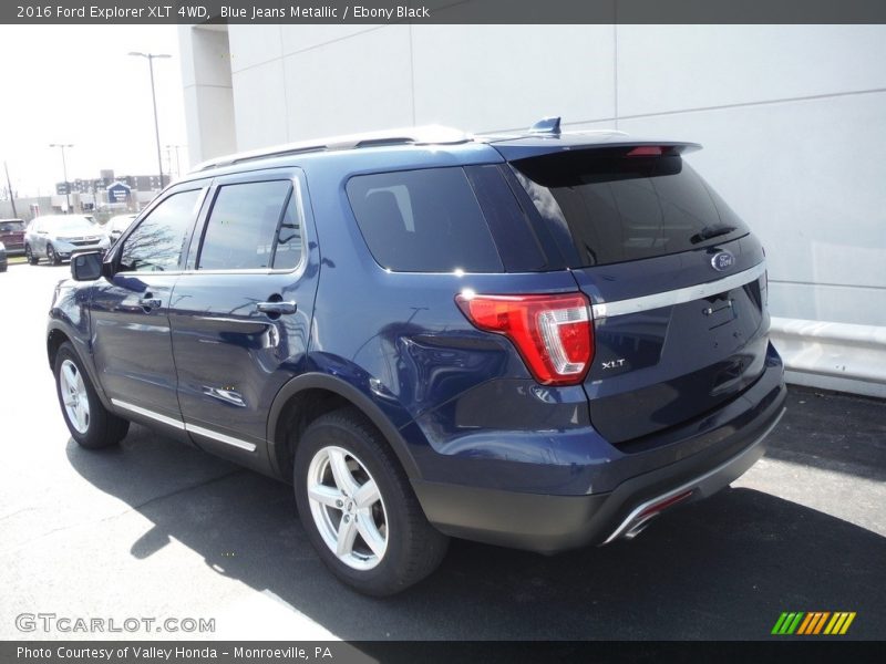 Blue Jeans Metallic / Ebony Black 2016 Ford Explorer XLT 4WD