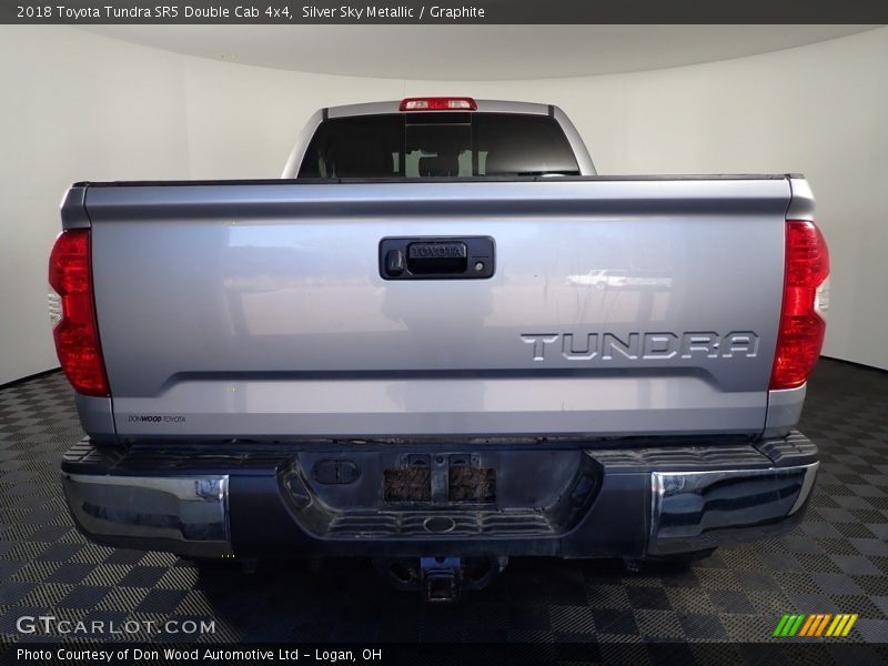 Silver Sky Metallic / Graphite 2018 Toyota Tundra SR5 Double Cab 4x4