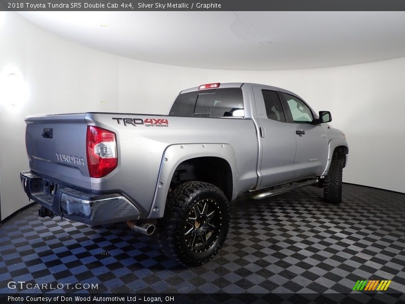 Silver Sky Metallic / Graphite 2018 Toyota Tundra SR5 Double Cab 4x4