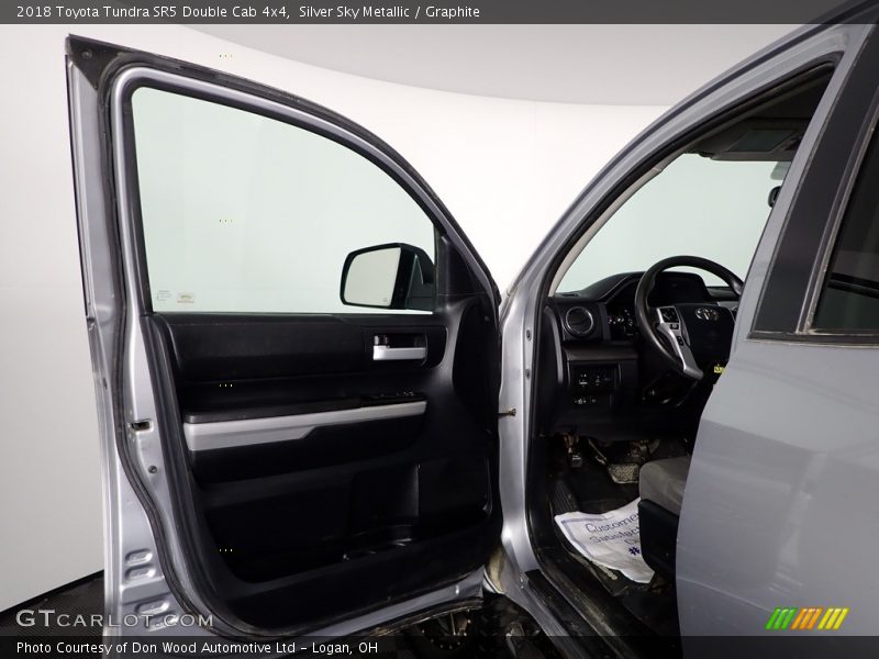 Silver Sky Metallic / Graphite 2018 Toyota Tundra SR5 Double Cab 4x4