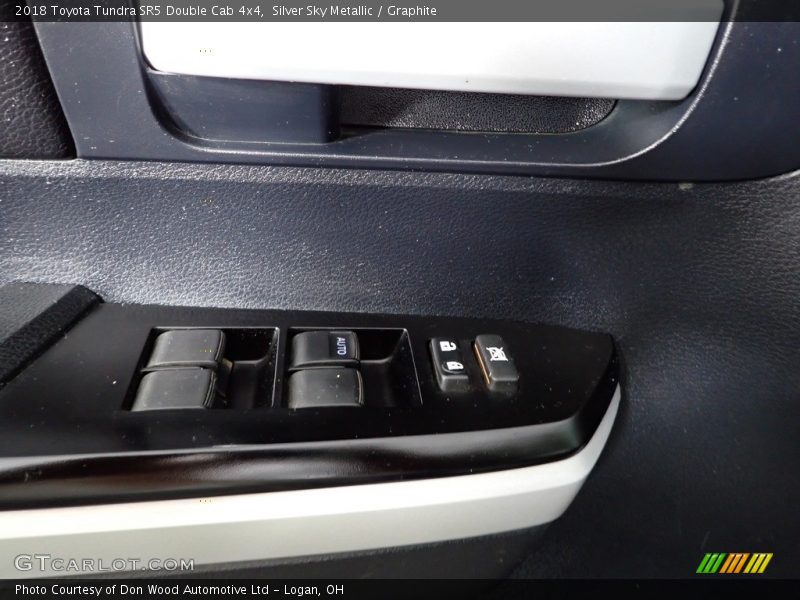 Silver Sky Metallic / Graphite 2018 Toyota Tundra SR5 Double Cab 4x4