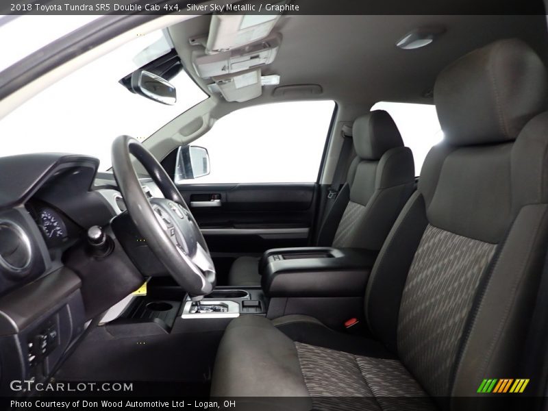 Silver Sky Metallic / Graphite 2018 Toyota Tundra SR5 Double Cab 4x4