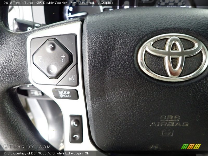 Silver Sky Metallic / Graphite 2018 Toyota Tundra SR5 Double Cab 4x4