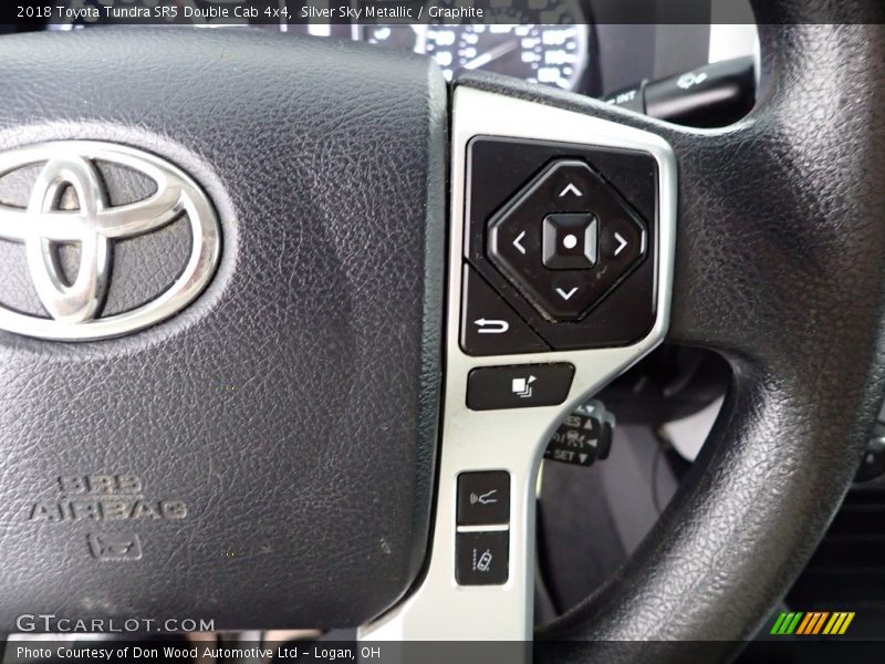 Silver Sky Metallic / Graphite 2018 Toyota Tundra SR5 Double Cab 4x4