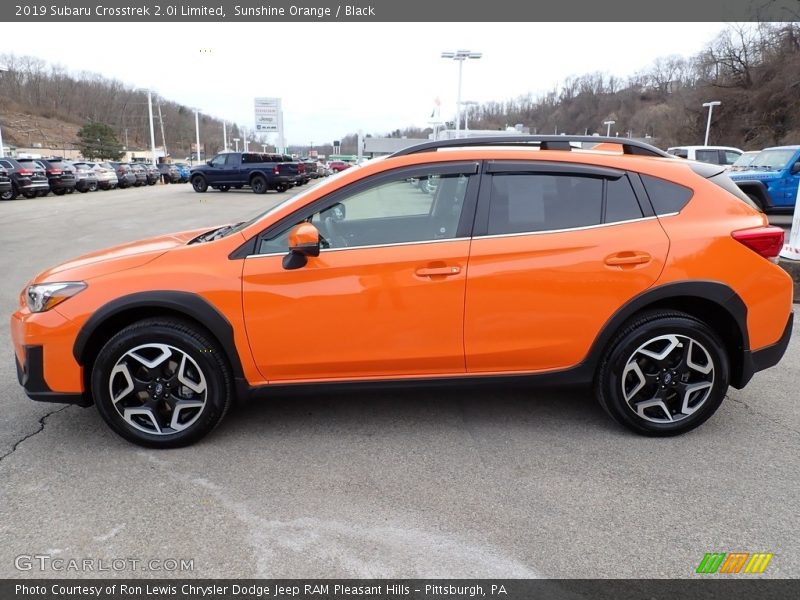 Sunshine Orange / Black 2019 Subaru Crosstrek 2.0i Limited