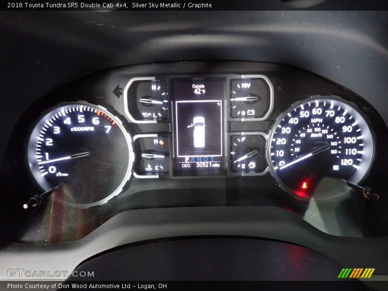 Silver Sky Metallic / Graphite 2018 Toyota Tundra SR5 Double Cab 4x4