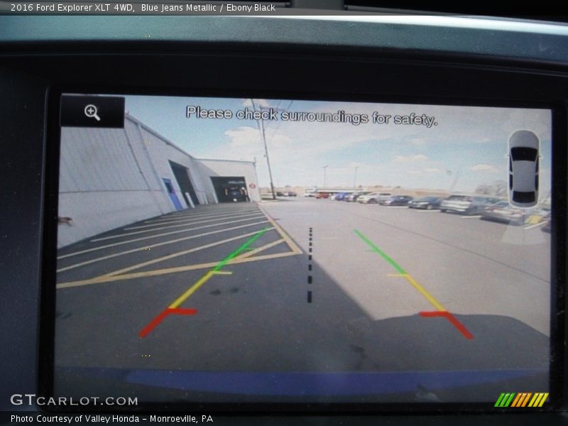 Blue Jeans Metallic / Ebony Black 2016 Ford Explorer XLT 4WD