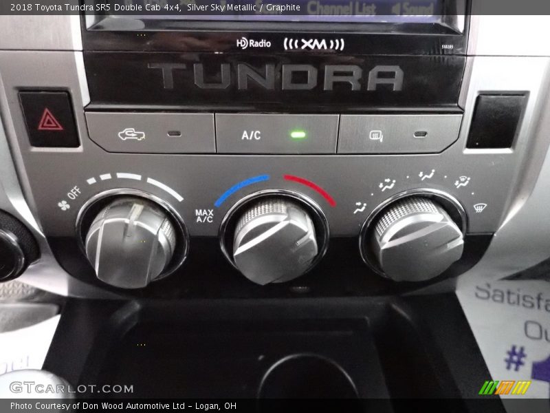 Silver Sky Metallic / Graphite 2018 Toyota Tundra SR5 Double Cab 4x4