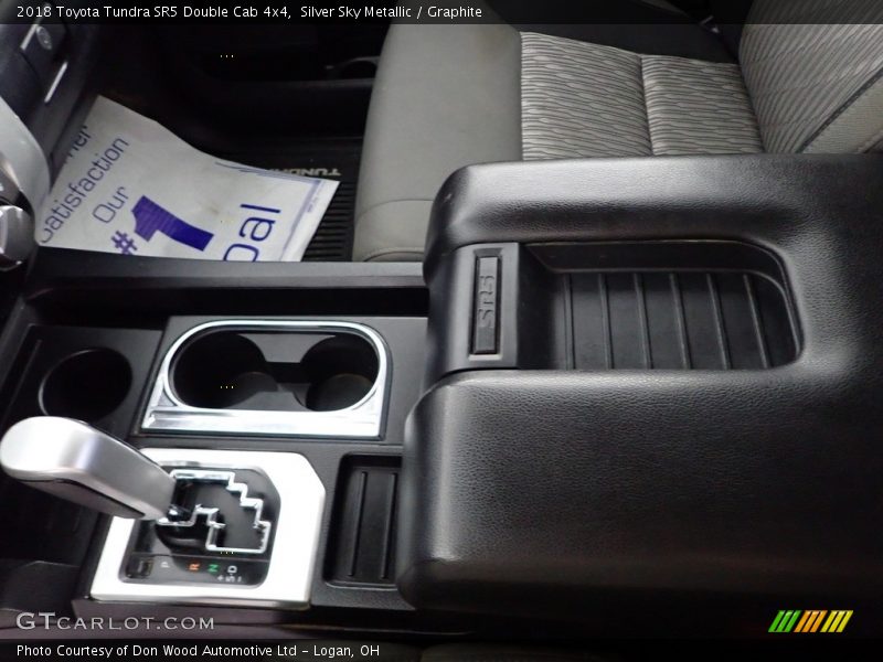 Silver Sky Metallic / Graphite 2018 Toyota Tundra SR5 Double Cab 4x4
