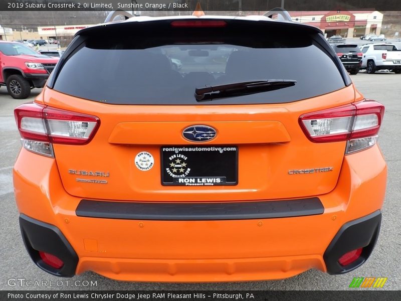 Sunshine Orange / Black 2019 Subaru Crosstrek 2.0i Limited