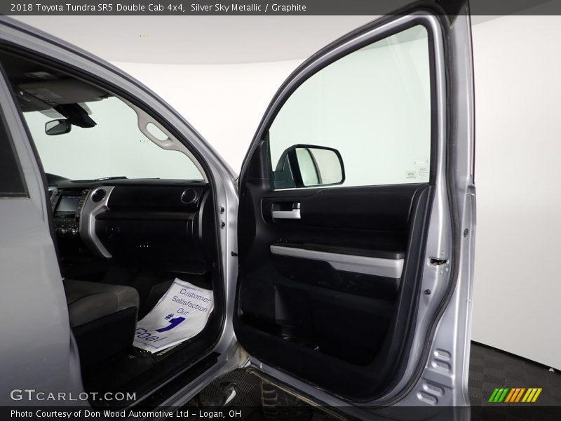Silver Sky Metallic / Graphite 2018 Toyota Tundra SR5 Double Cab 4x4