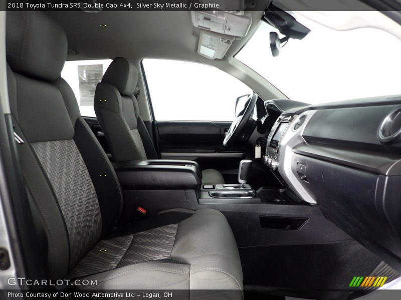 Silver Sky Metallic / Graphite 2018 Toyota Tundra SR5 Double Cab 4x4