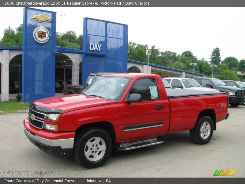 Victory Red / Dark Charcoal 2006 Chevrolet Silverado 1500 LT Regular Cab 4x4