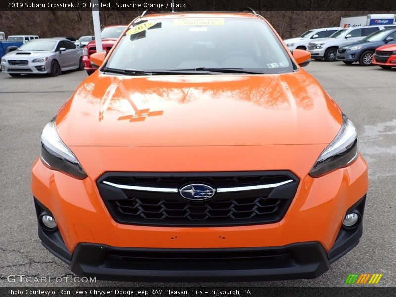 Sunshine Orange / Black 2019 Subaru Crosstrek 2.0i Limited