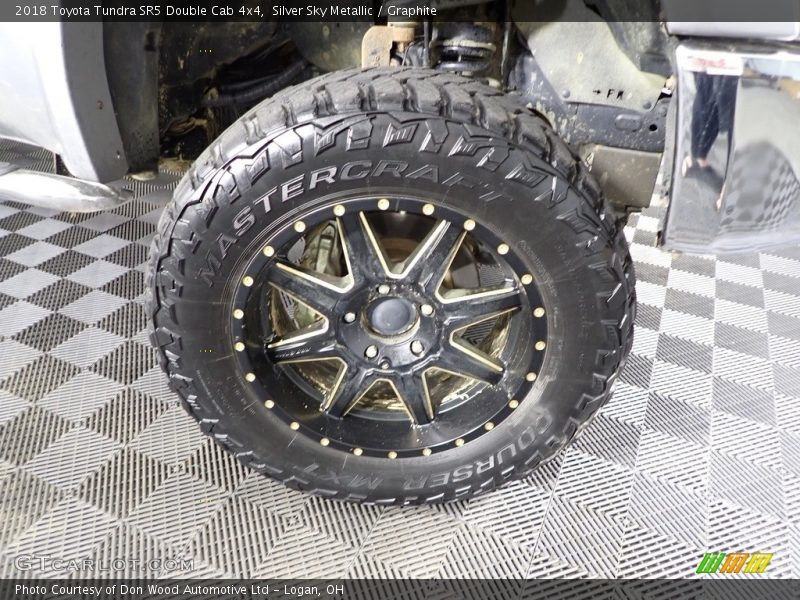 Silver Sky Metallic / Graphite 2018 Toyota Tundra SR5 Double Cab 4x4