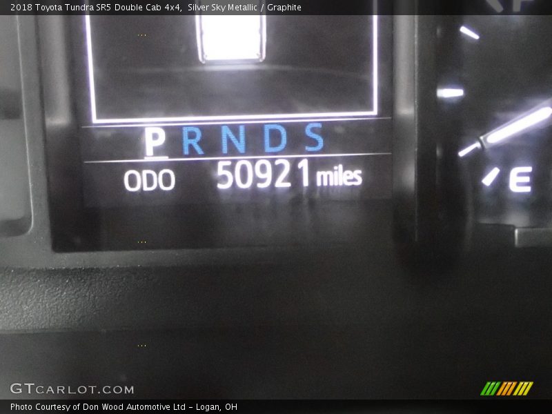 Silver Sky Metallic / Graphite 2018 Toyota Tundra SR5 Double Cab 4x4