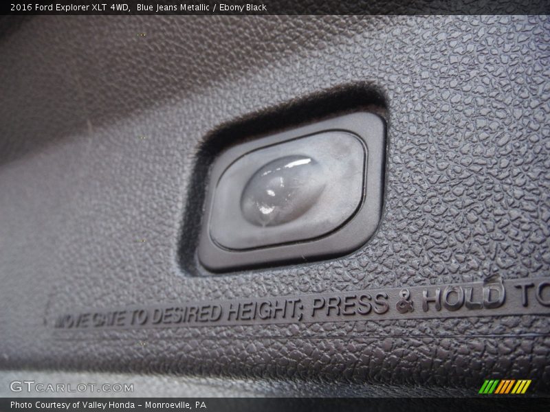 Blue Jeans Metallic / Ebony Black 2016 Ford Explorer XLT 4WD
